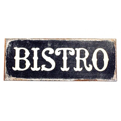 ES105B Bistro Tin Sign