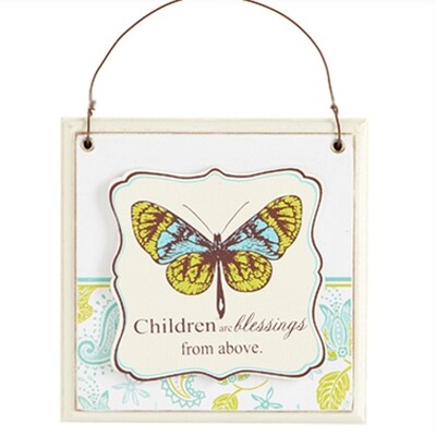 ES73 Butterfly Plaque Children