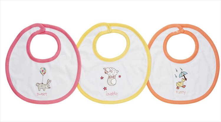 NL068 Baby Girl Bib