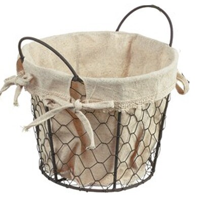 BC092 Chicken Wire Round Basket
