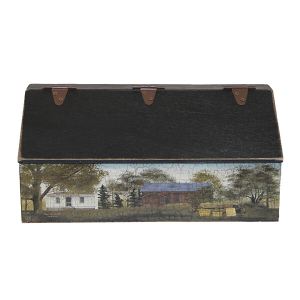 BC099 Wooden Bin - Med Summer Scene