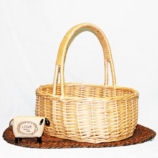 BC110 Round Wicker Lg
