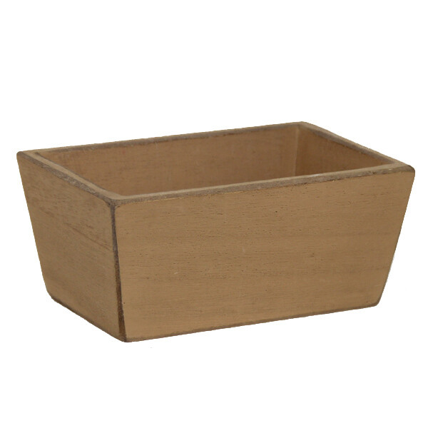 BC169M Mustard Wood Box