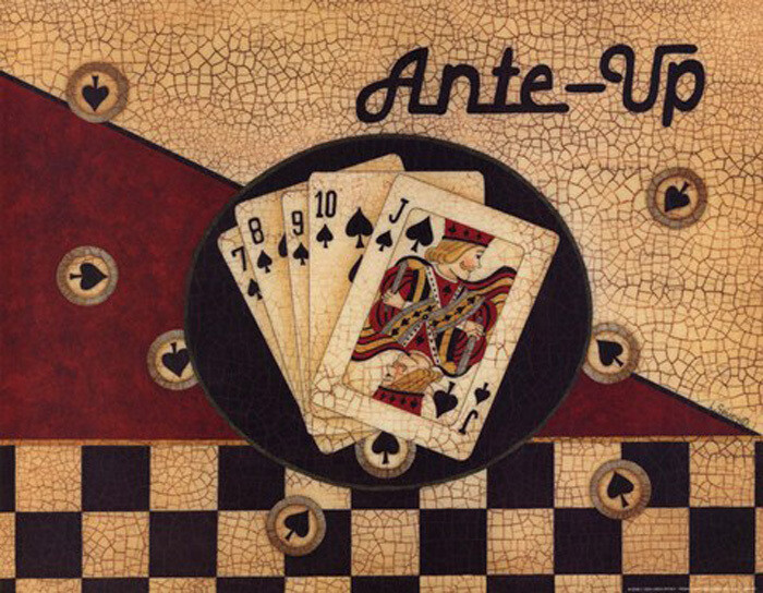 TG059 Crackle Look Poker Prints