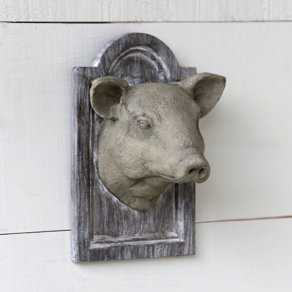 WL048P Pig Head Plaque