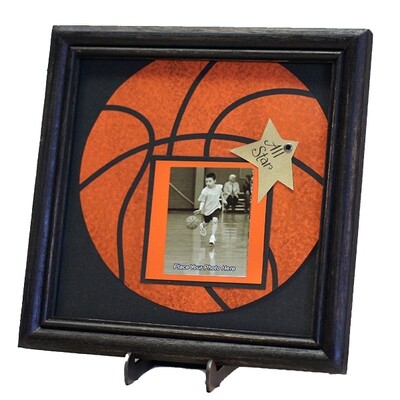 BF106 Scrapbook Frame - Basketball