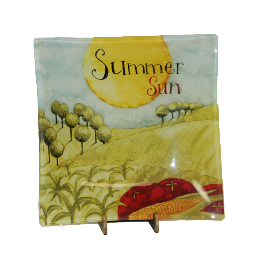 PL110U Summer Glass Plate