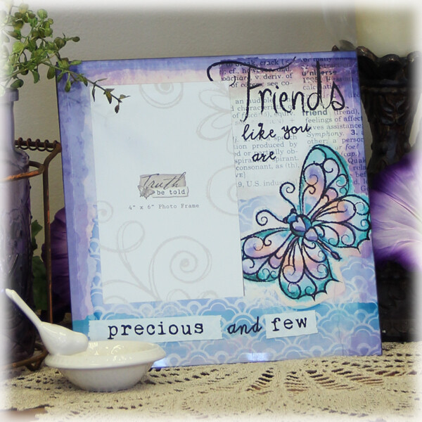 BF143 Purple Glass Frame - Friends Like You