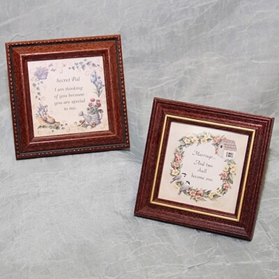 BF207 Square Wooden Frames - Assortment