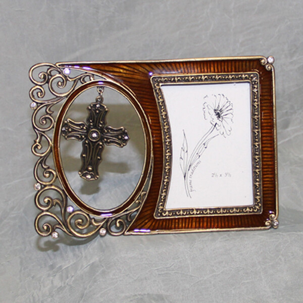 BF215 Enamel Cross Frame - Variety Colors
