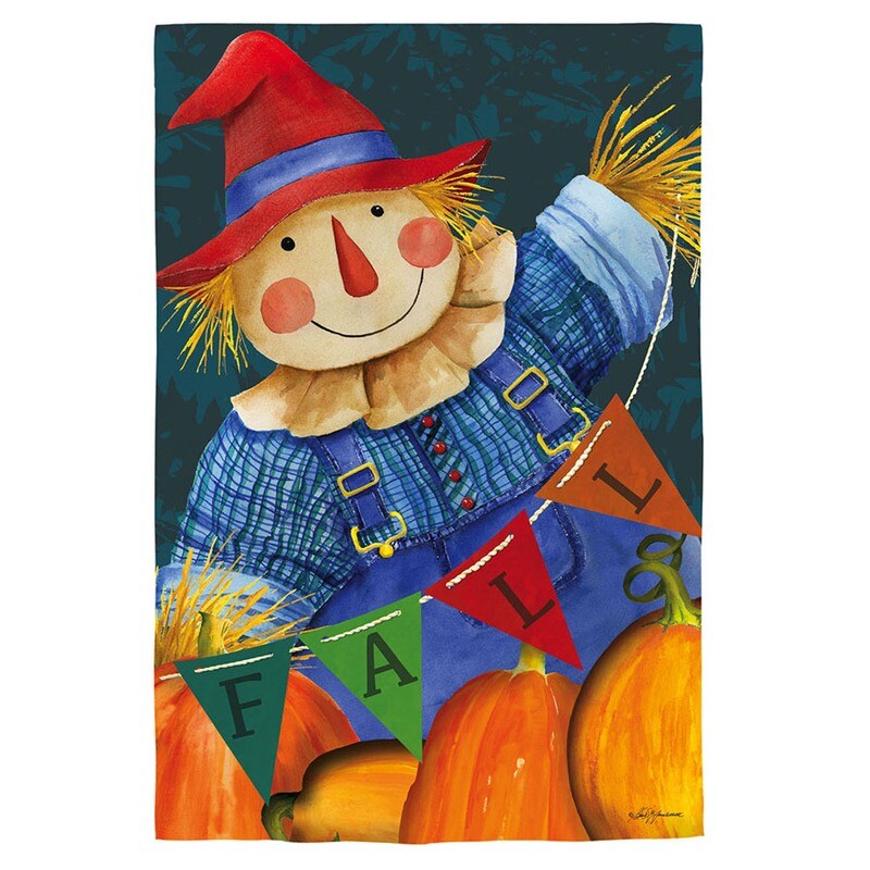 DO240F Fall Scarecrow House Flag