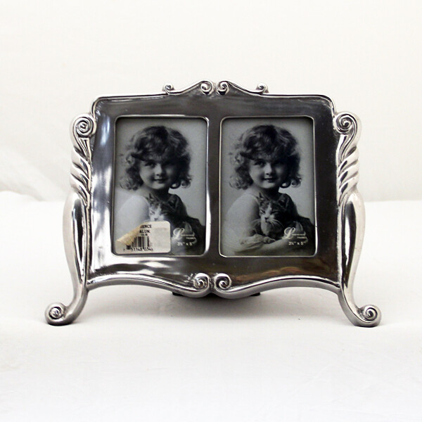 BF268 Silver Footed Double Frame