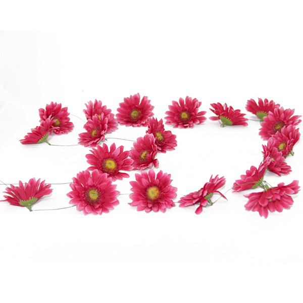 1B151 Pink Gerber Daisy Garland