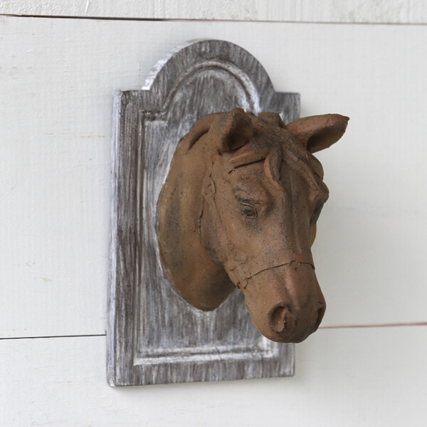 WL048H Horse Head Plaque