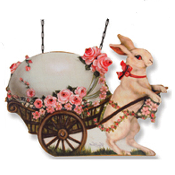 SH325 BW Bunny Pull Cart