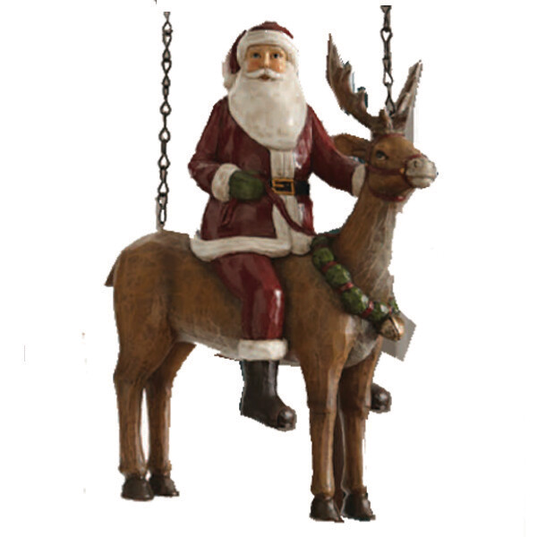 SH376 Santa on Reindeer
