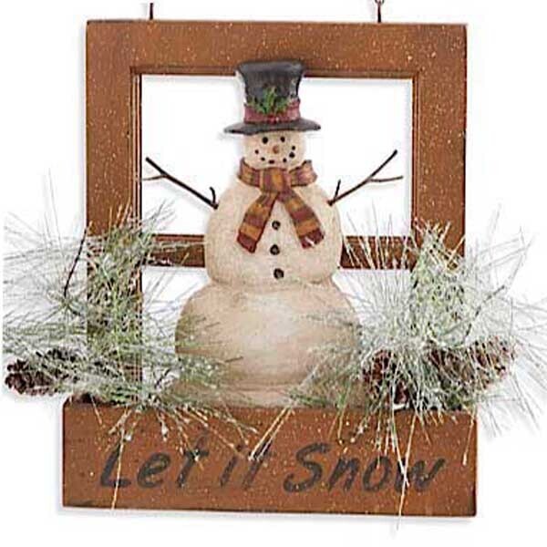 SH403 Snowman Window Box