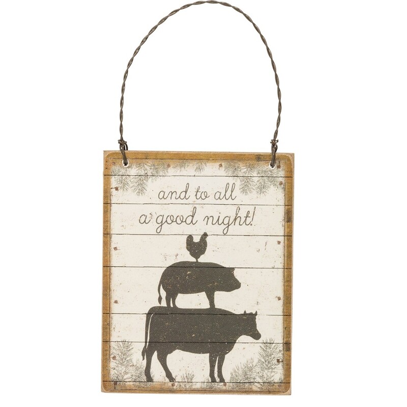 XS405 Goodnight Farmhouse Sign