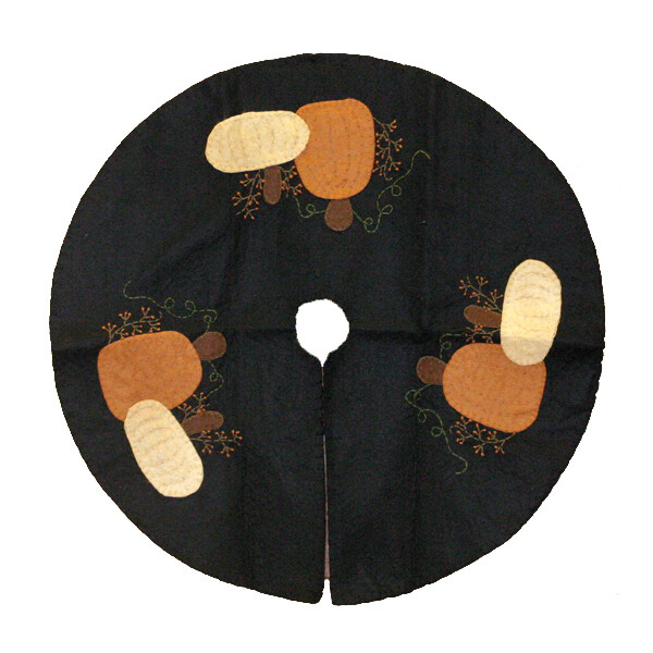 TQ266 Pmpkn Tree Skirt