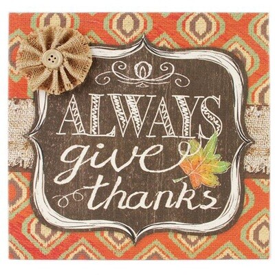 TS007 Always Give Thanks Box