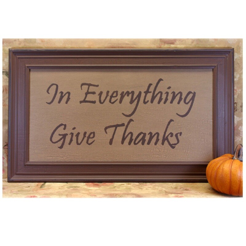 TS010 Large Thanks Sign