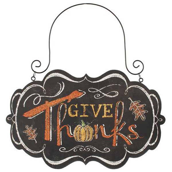 TS006 Give Thanks Chalkboard Sign