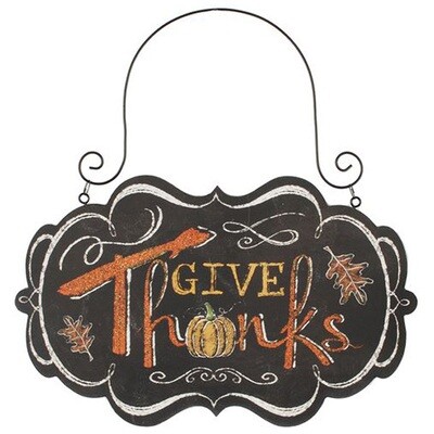 TS006 Give Thanks Chalkboard Sign