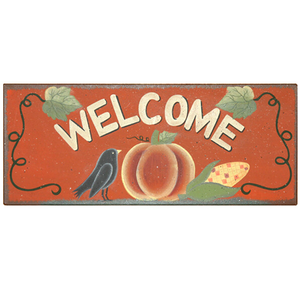 TS017 Orange Welcome Tin
