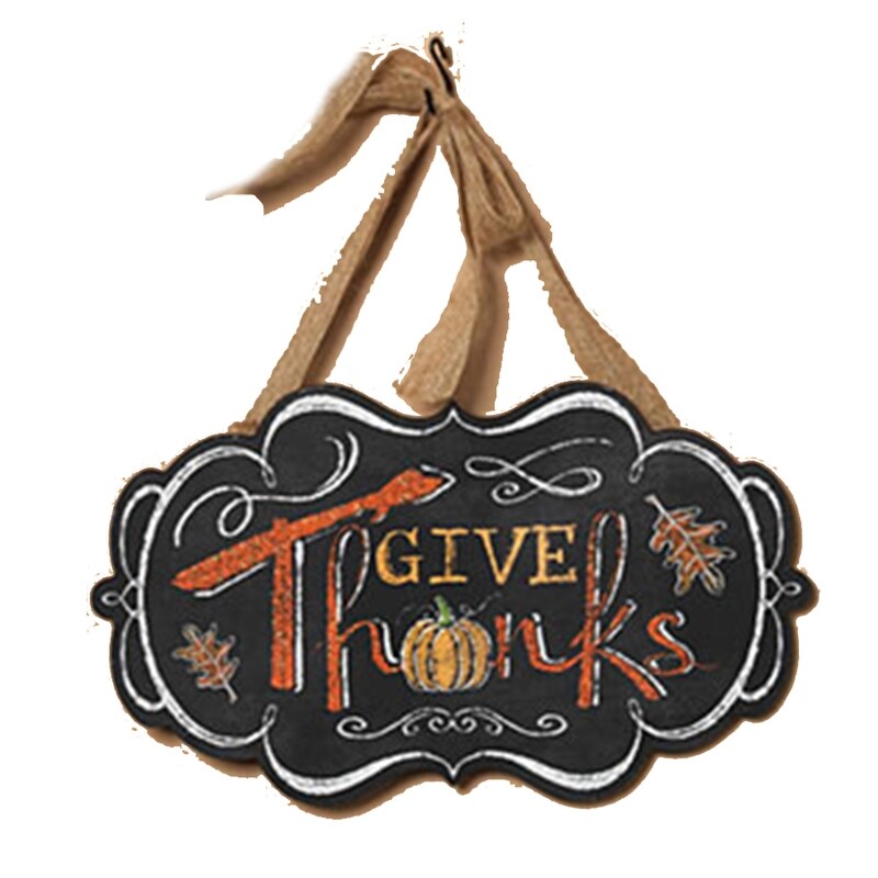TS022A Give Thanks Blackboard Sign