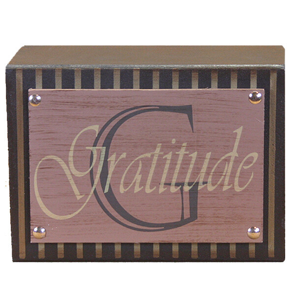 TT522 Gratitude Chnk Blk