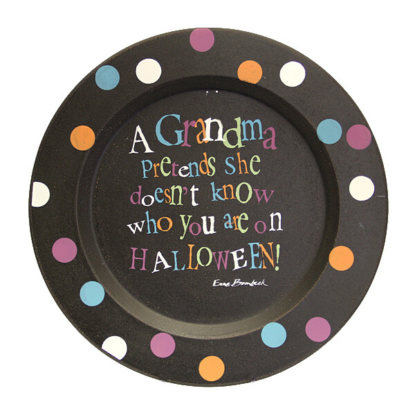HP051 Dotted Grandma Plate