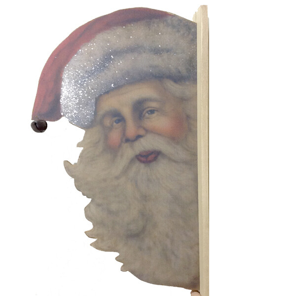 XA122 Peaking Santa Sign