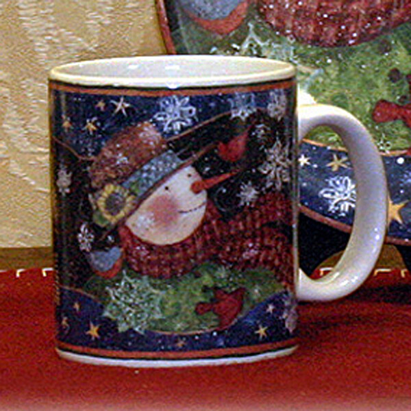 XD416M Country Snowman Mug