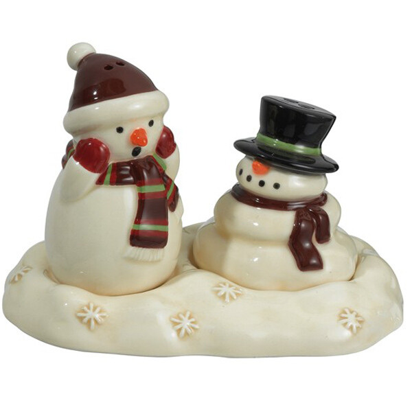 XD404 Melting Snowman Salt & Pepper