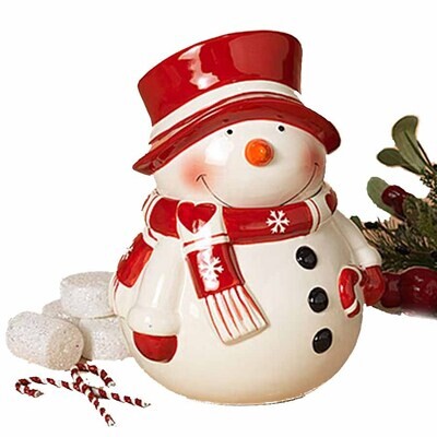XD423 Snowman Candy Jar