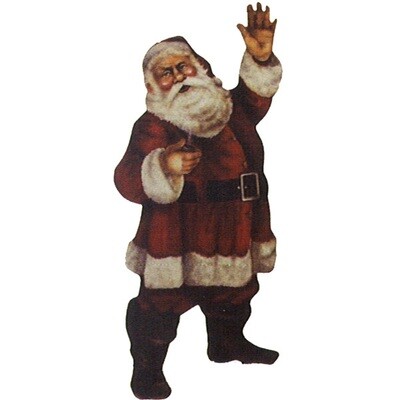 SH276 BW Santa Cutout