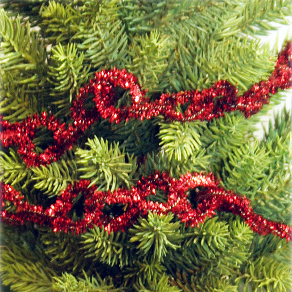 XG016 Rd Tinsel Chain