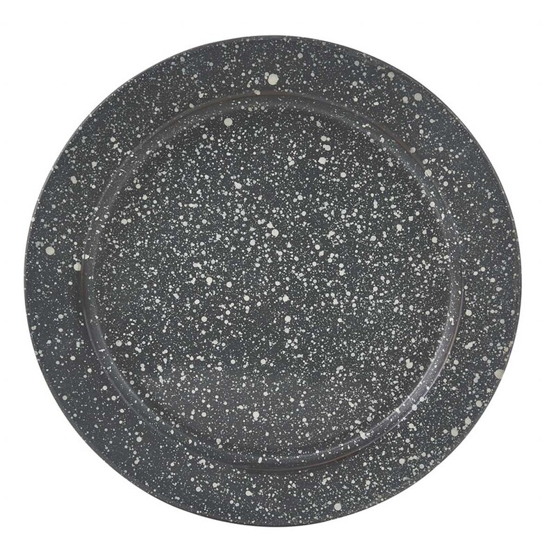 PL193 Enamel Gray Plate