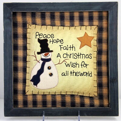 XY114 Framed Puffy Stitchery