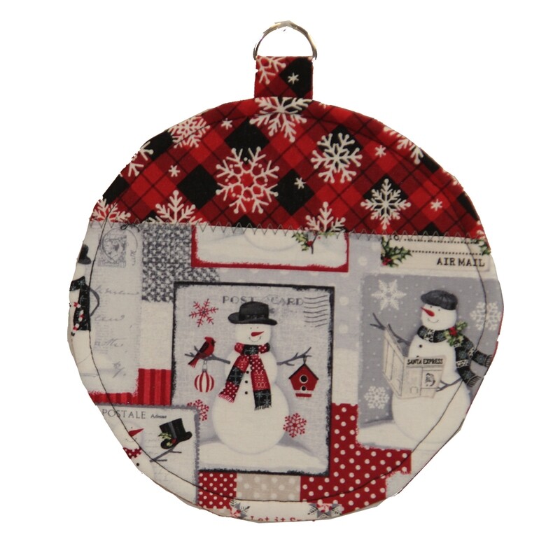KL701H Snowman Hot Pad