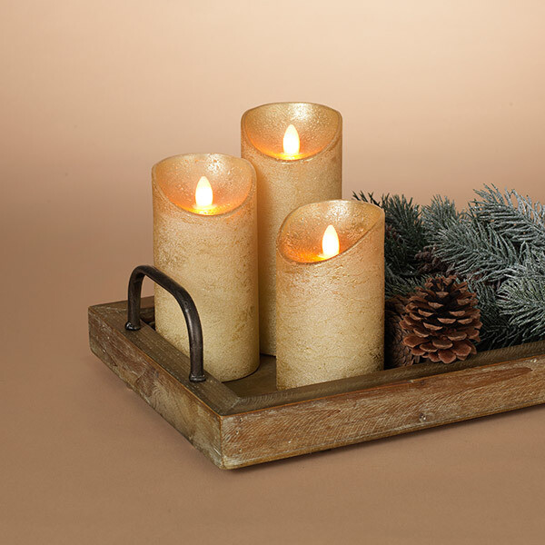 CA181 Gold Metallic Candle