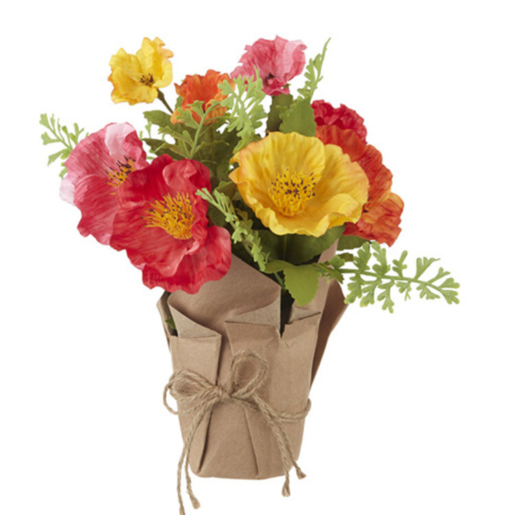 1B189 Pot of Poppies