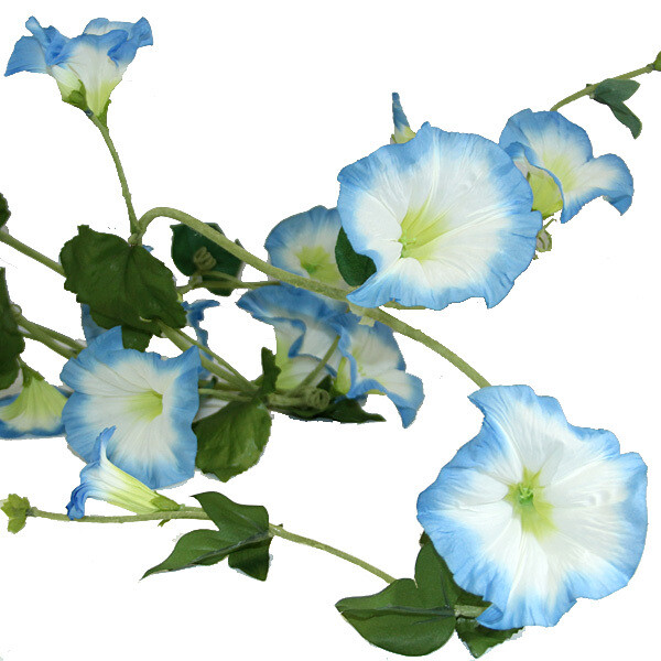 1B918 Morning Glory Garland Blue