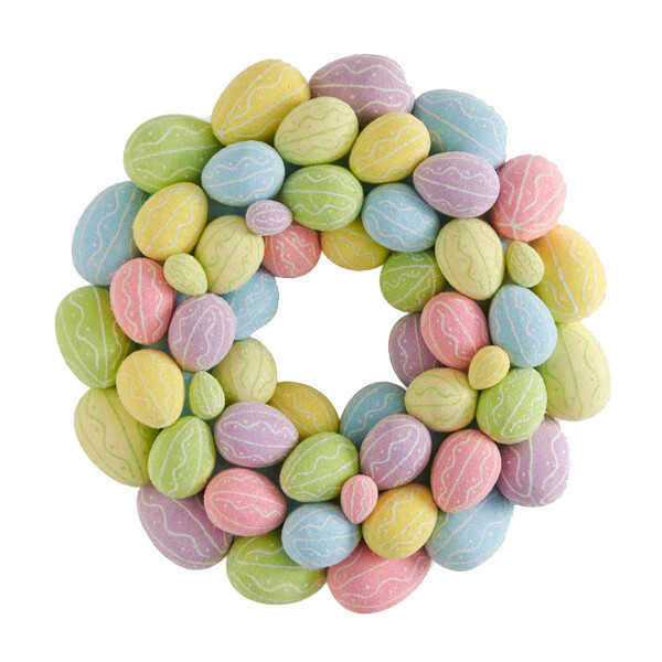 1B929 Sugar Egg Wreath