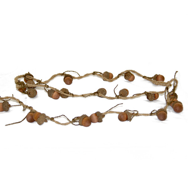 1BF099 Acorn Twine Garland
