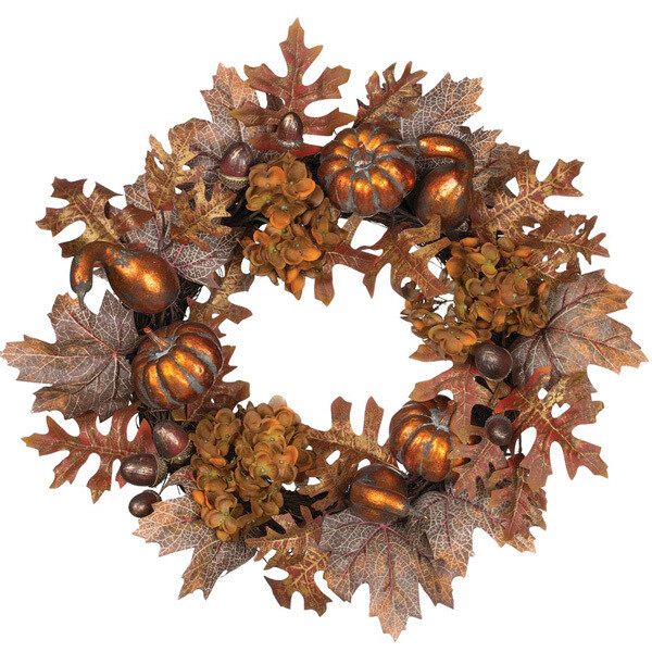 1BF131 Copper Gourd Wreath