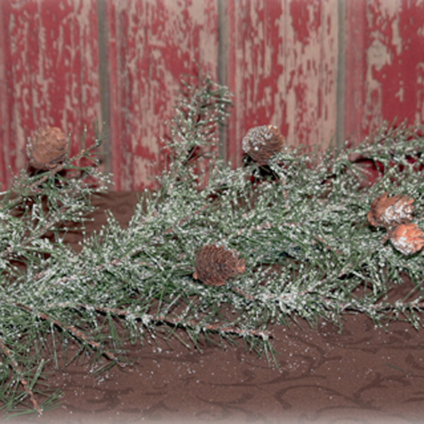 1BW002 Frost Tamarack Pine  Garland
