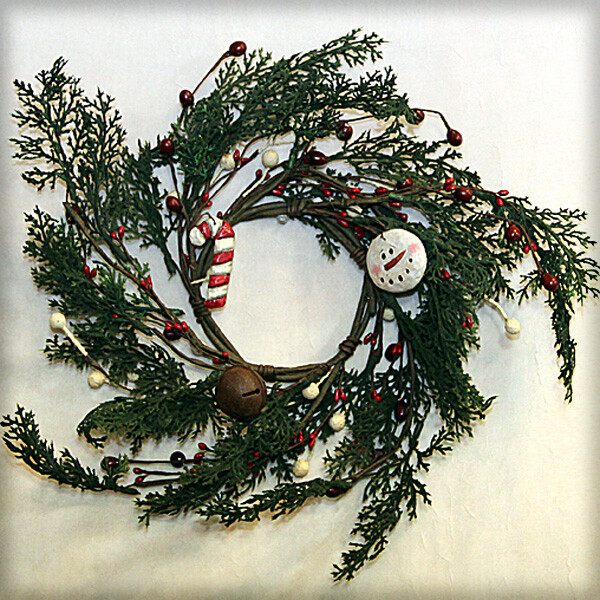 1BW043 Christmas  Kitchen Candle Ring