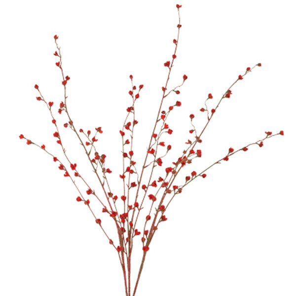 1BW089 Flocked Berry Stem