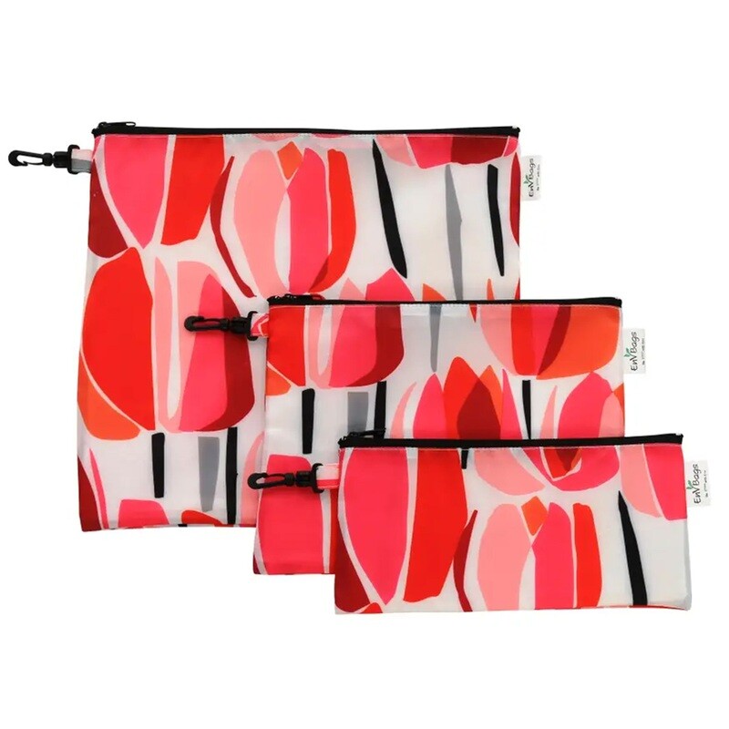 QNVP Zippered Pouch - Tulip